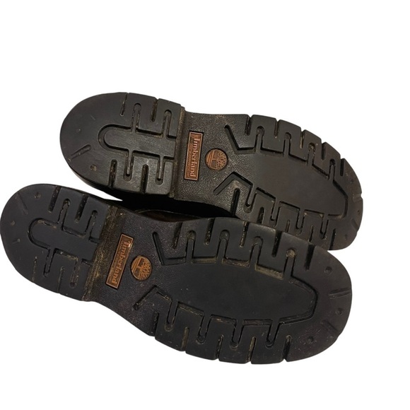 Vintage TIMBERLAND Y2K Vintage Brown Leather Shoes Boots - Picture 6 of 8